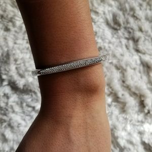 SALE *NWT Michael Kors Silver Bracelet W/ Crystals